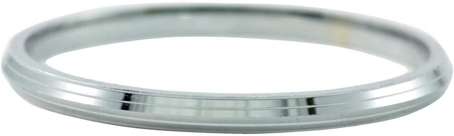 BISMAADH Amritsar Stainless Steel Line Kada for Men 7mm Thickness