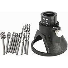 Rotary Multi Tool Cutting Guide HSS Router Drill Bits Set Attachment Kit for Dremel Accessory