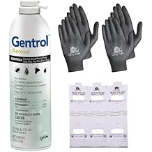 Gentrol Aerosol IGR 16 oz + 2 Pairs of Gloves and 3 Insect Monitors