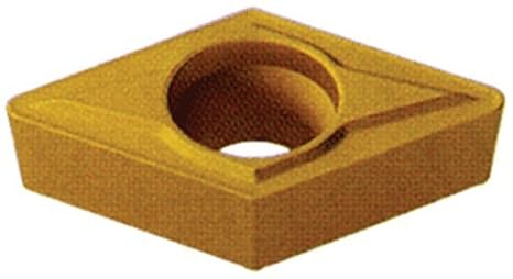40478 Solid Carbide Turning Insert, CM02 Grade, Multilayer Coated, DCMT Style, CM Chipbreaker, DCMT 32.52, 5/32" Thick, 1/32" Radius (Pack of 10)