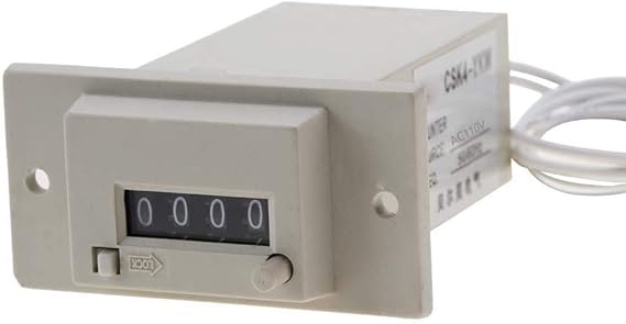 CSK4-YKW 4 Digit Electromagnetic Counter pulse count AC110V / AC220V / DC24V(AC 110V)