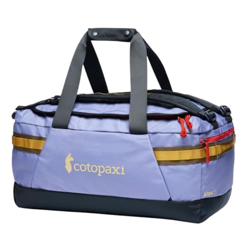 Cotopaxi Allpa 55L Getaway Duffel, Blue Smoke and Carbon