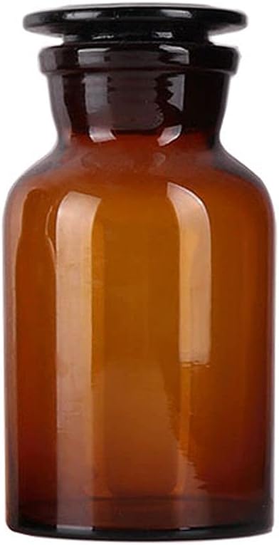 Amber Glass, Wide Mouth, Reagent Bottle, 30mL