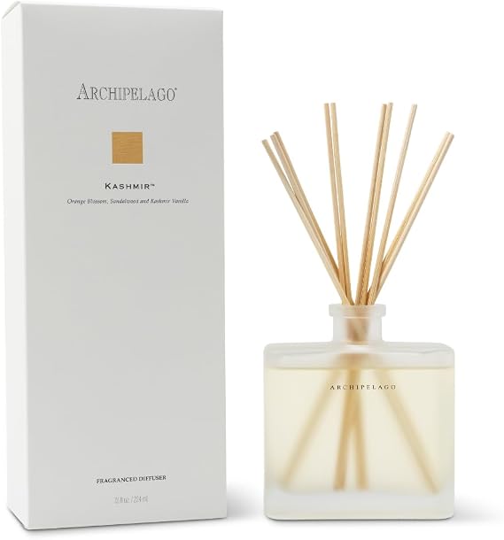 Archipelago Botanicals Kashmir Home Fragrance Reed Diffuser, 7.6 fl oz