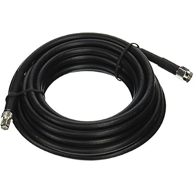 Wilson Electronics 10 ft. Black RG58 Low Loss Coax Cable SMA Male to SMA Female