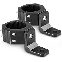 UNI-SHINE 2 Pack Whip Light Mounts, Heavy-Duty 360 Adjustable UTV Whip Brackets, Aluminum Alloy Flag Mounts for ATV Off-Road Vehicles, Compatible with 1.75-2 Roll Bars & Light Bars
