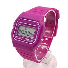 BDM Vintage Digital Watch | Choose Your Favorite Color | Unisex 80s Retro Style | Watch with Alarm, Chronograph, and Light