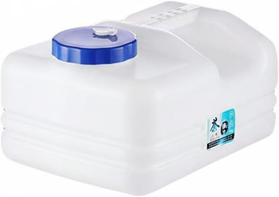 flat Tea Countertop Water Bucket container 10L Water Storage Tank Space Saving with Wide Opening for Home, Camping