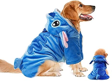 Dog Costumes for Halloween, Funny Cartoon Pet Outfit for Christmas - L