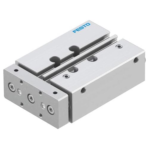 FESTO DFM-12-40-P-A-GF 12 MM Piston, 40 MM Stroke, Double-Acting, Elastic Cushioning RingsPads at Both Ends, Guided Drive, Plan-Bearing Guide