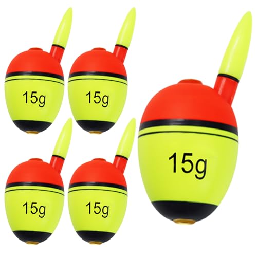 Night Fishing Slip Float, EVA Sliding Float Led Lighted Slip Bobbers for Saltwater Freshwater, 15g-40g Buoyancy Fishing Floats Without Battery
