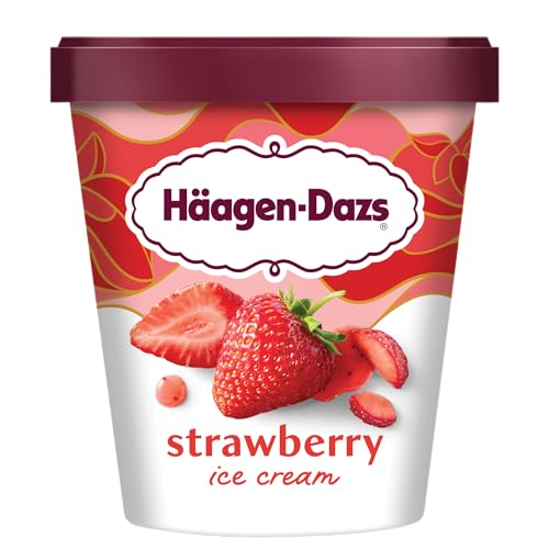 Haagen-Dazs Ice Cream, Strawberry, 28 oz Frozen