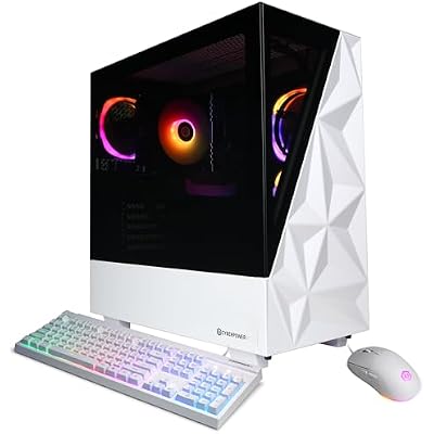 CyberPowerPC Gamer Xtreme VR Gaming PC, Intel Core i7-14700F 2.1GHz, GeForce RTX 5060 Ti 16GB, 16GB DDR5, 1TB PCIe 4.0 SSD, WiFi Ready & Windows 11 Home GXiVR8040A17