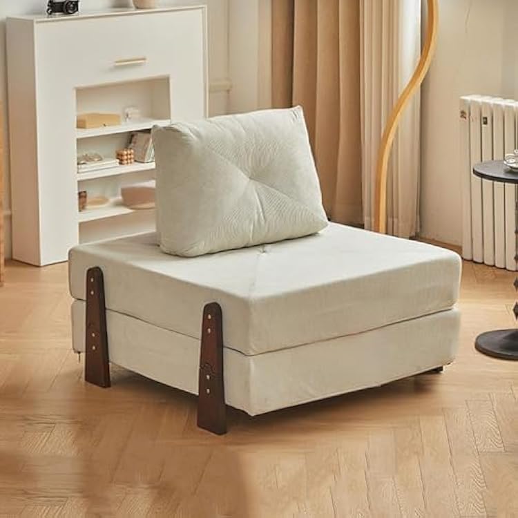Convertible Sleeper Chair - Chair 3 in 1 Bed Sleeper for Adults with Pillow & Cushion, Sectional couches for Living Room
