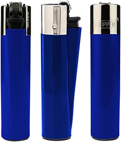 The Reusable Solid Color LIGHTERS - 3 Blue Lighter Deal