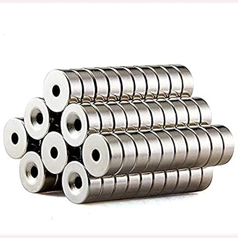 SYHL-RectangleRefrigerator Magnets, 13PCS D15mmH5mmHole5mm, Office, Whiteboard, Durable Mini Magnets