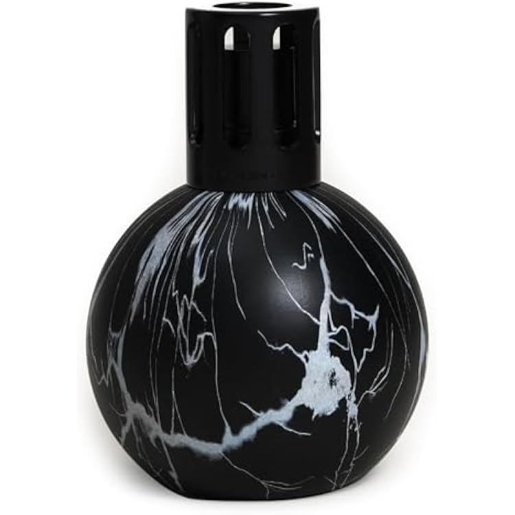 MAISON BERGER - Lampe Berger Model Marbrure - Home Fragrance Lamp Diffuser - 5.3 x 3.5 x 3.7 Inches Black