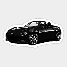 Miata MX5 IV Black - Sticker Graphic - Decal Sticker Sticker