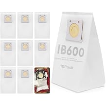 10 Pack IB600 HEPA Vacuum Bags for Kenmore Intuition Upright Vacuum Cleaner - Compatible with Kenmore Intuition Vacuum Bags BU4018 BU4020 BU4021 BU4022 BU4050