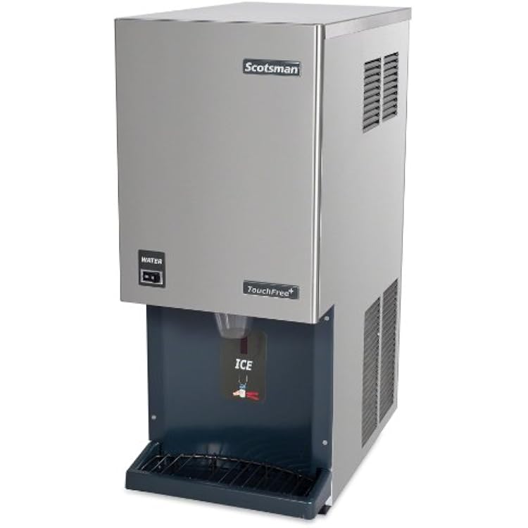 Scotsman Counter Air Cool 392 LB. Touchfree Flake Ice Maker  Disp.