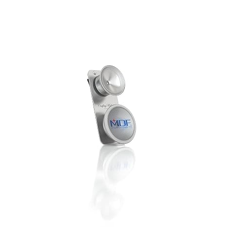 MDF Instruments Pediatric Attachment with Clip - for MD ONE Epoch Titanium Stethoscope - Silver