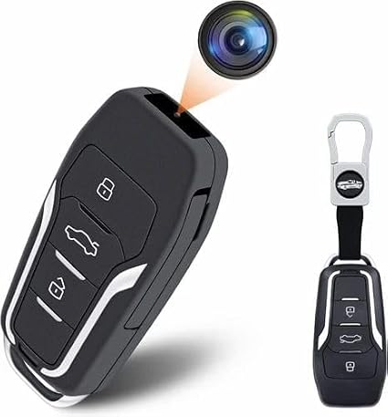 1080P Casus Mini Gizli Araç Anahtarı Kamera HD Gece Görüşlü