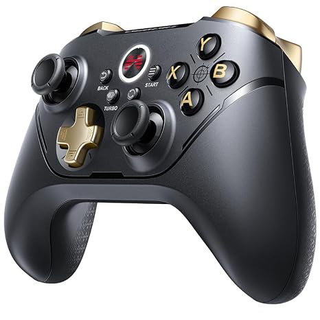 BEITONG Asura 2 Pro+ Wireless Gaming Controller, Hall Effect, Macro-Black | Hall Effect Joysticks, Hall Effect Trigger, Mechanical Buttons, Turbo, 6-Axis Motion, PC Gamepad
