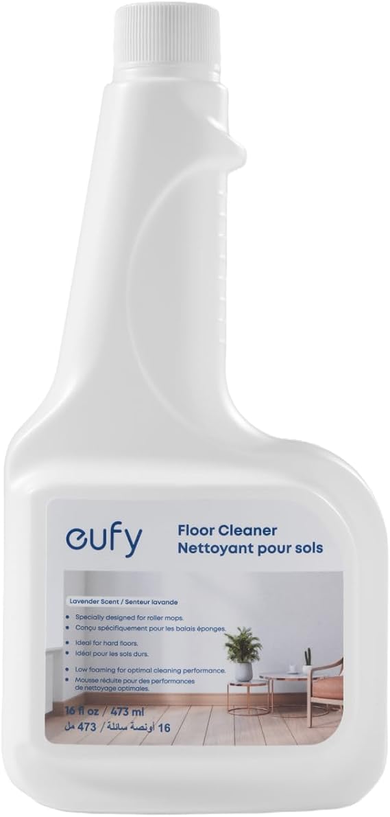 eufy Floor Cleaning Solution for E28, 473 ml | Replacement Blades Box with 3*(9 Lawn Mower Blades and 9 Screws), Genuine eufy Accessory, Easy Installation