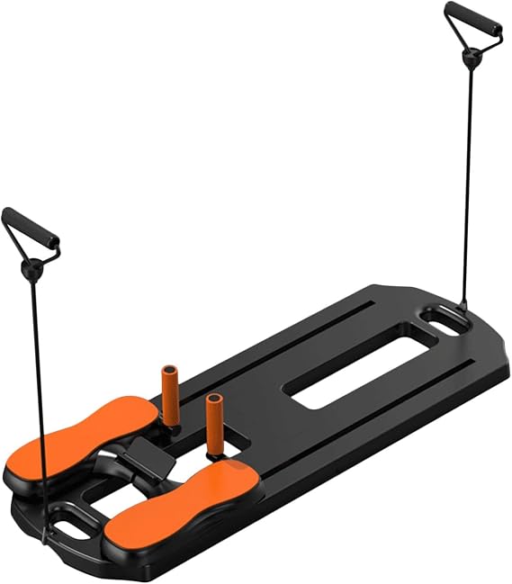 Portable Pilates Reformer - Pilates Reformer Board, Multipurpose Pilates Sliding Board Pilates Refos | Machine- Ab Core Trainer Multi-Purpose Home Pilates Reformer for Home Business Travel
