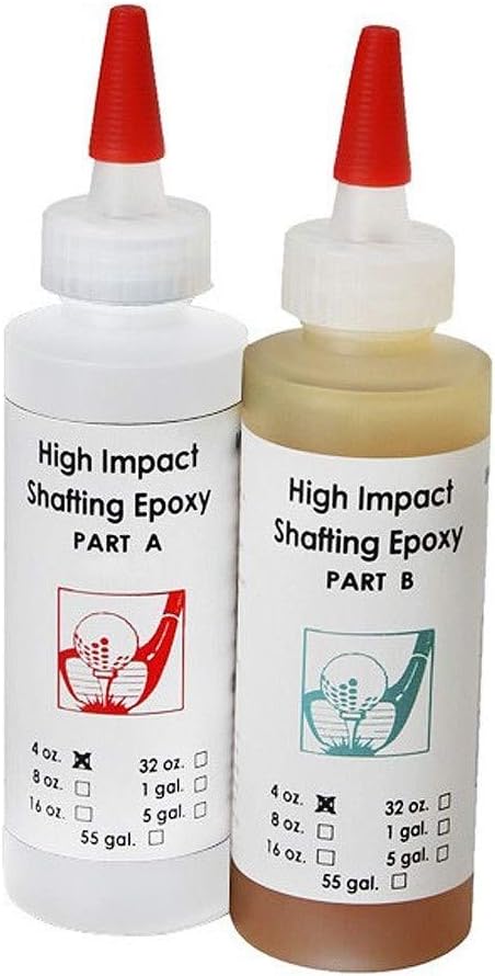 Hireko 24-Hour High-Strength Golf Club Shaft Epoxy, 8-Ounce Kit
