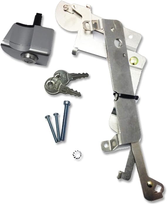Pop & Lock Manual Tailgate Lock for Honda Ridgeline, Fits 2005 to 2016 (Silver, PL6102, Traditional Design)