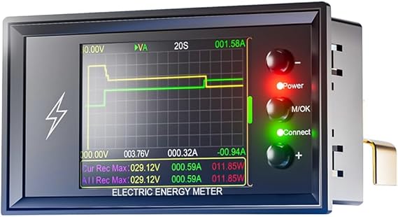 DC 0-420V 300A WiFi Electric Energy Meter Battery Capacity Tester DC Digital Display Current Voltage Power Meter