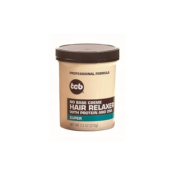 TCB No Base Creme Hair Relaxer With Protein And Dna 7.5 Oz