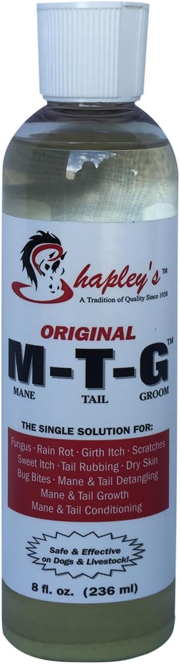 SHAPLEY'S MTG8OXDSTSMTG DS Original M-T-G Mane Tail & Groom for Horses, 8 oz