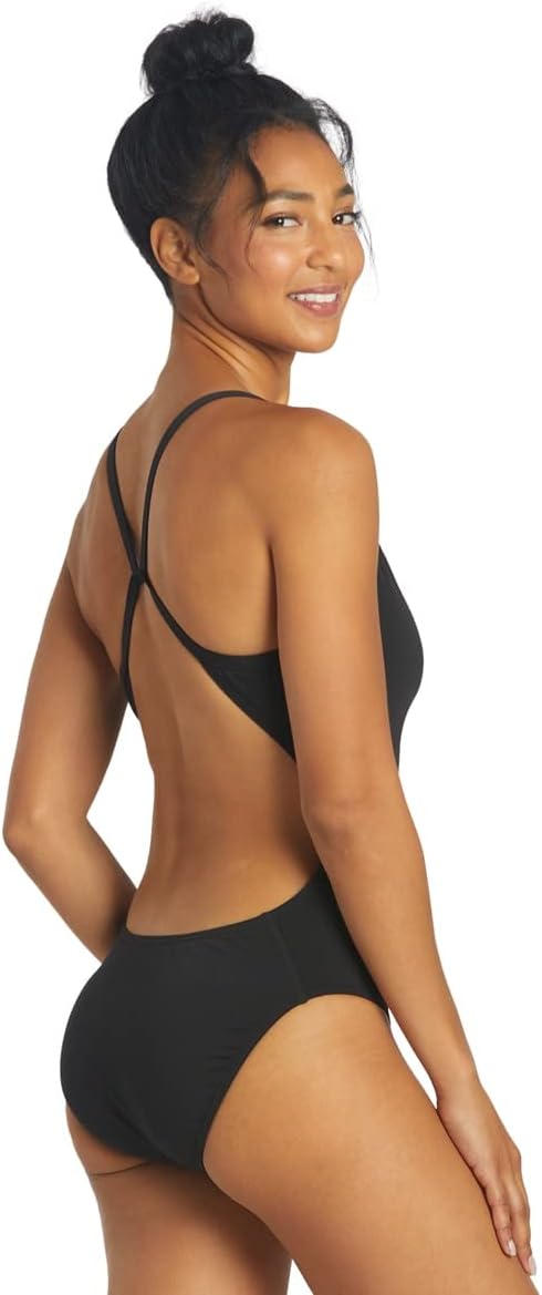 Sporti Micro Back Women's Athletic One Piece Swimsuit - Hydrolast Technology Competitive Bathing Suit for Lap Swimming