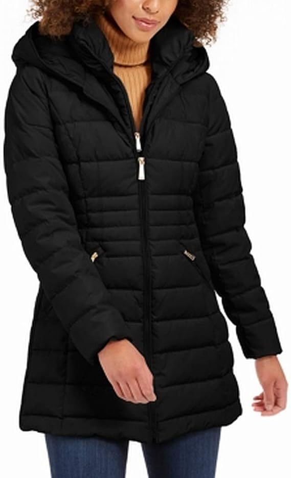 LAUNDRY BY SHELLI SEGAL Women's Jacket Medium Puffer Black M