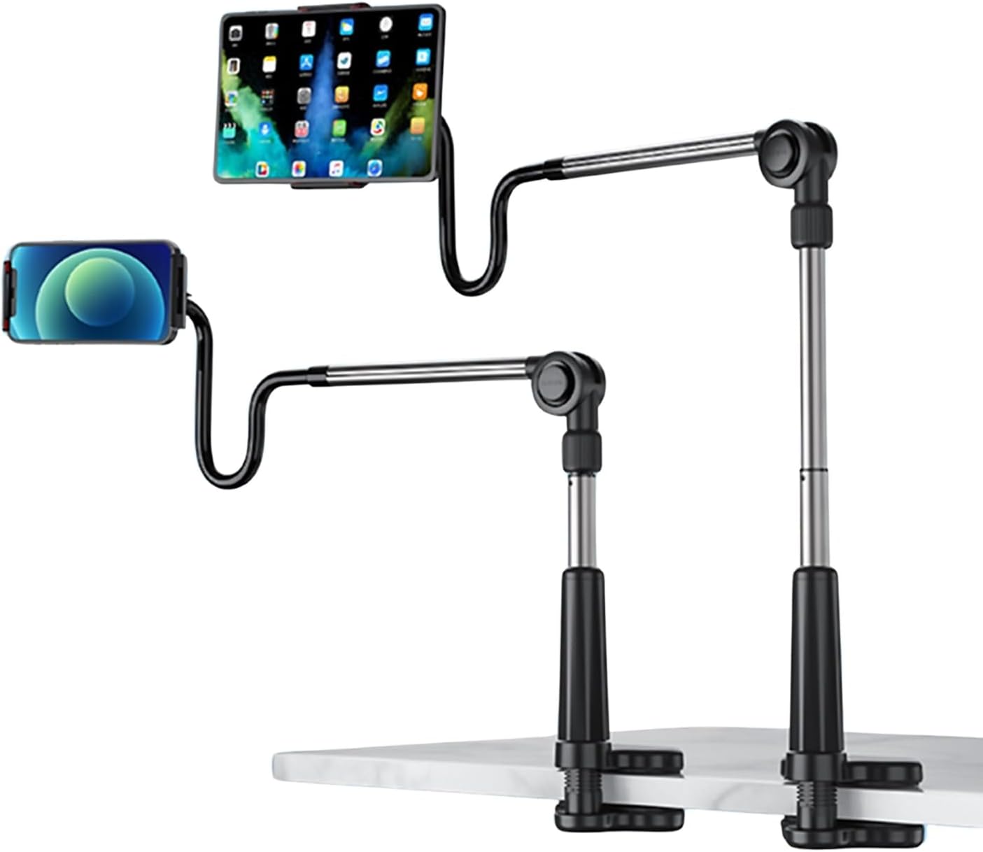 Juo 360° Rotating Long Sleeve Adjustable Tablet and Phone Holder Stand