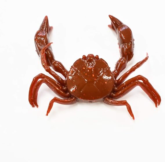 Torwan LIGHT GAME WORM AZW-M M004# Brown/Red Glitter Azuro Crabworm