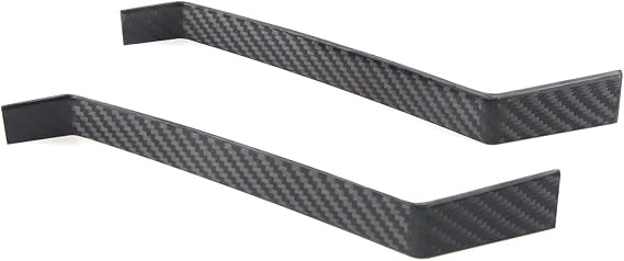 Plane Landing Gear, Fix Wing RC Airplane 3K Skid Carbon Fiber Landing Gear for 50 Class Aircraft for Extra 330SC 20cc Profile Airplane for RC Airplane Plane Fix Wing Aircraft Accessories Part