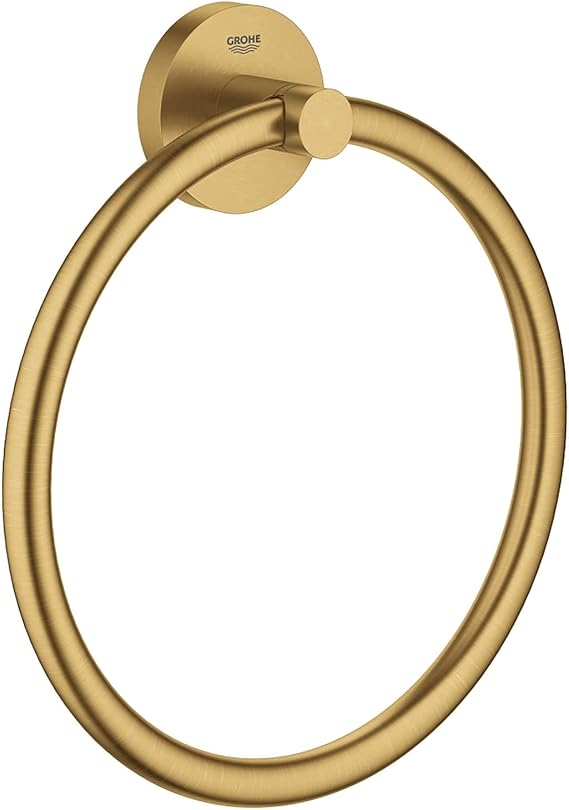 Essentials Towel Ring, Brushed Cool Sunrise