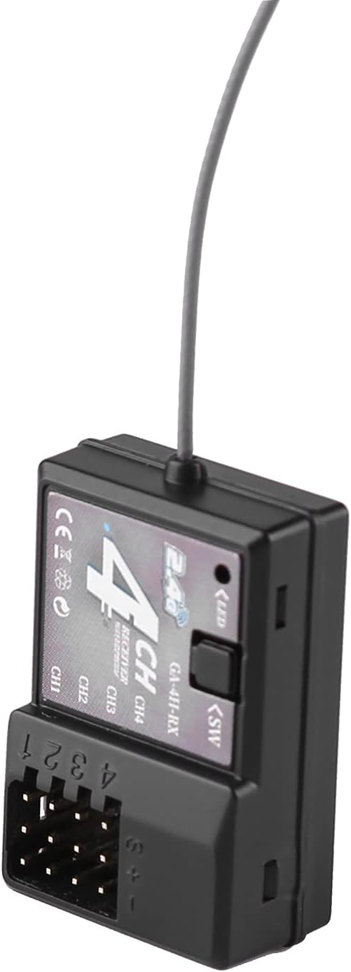 GoolRC GA-4H-TX 4CH 2.4GHz Remote Controller Digital Radio Transmitter with Receiver for 1/8 1/10 1/16 1/32 RC Car Boat