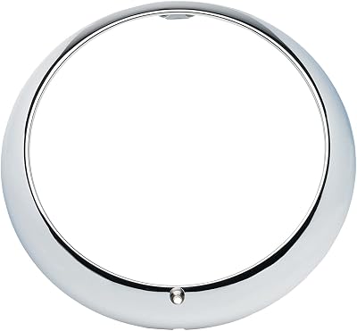 Omix-Ada | 12419.02 | Headlight Bezel Kit, Chrome | OE Reference: 649518 | Fits 1953-1971 Jeep CJ3B  CJ5  CJ6