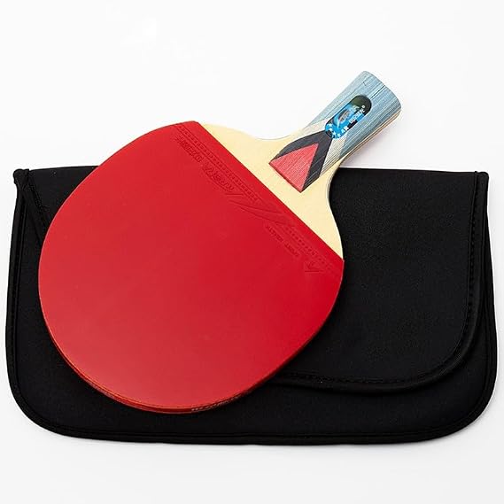 Ping Pong Paddle, Short Handle Table Tennis Racket, Chinese Penhold Table Tennis Paddle, Both Offensive and Defensive