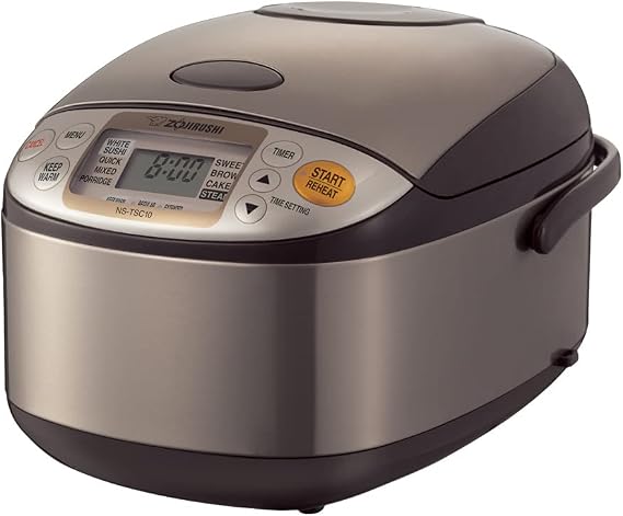 Zojirushi Ns TSC10 5.5 Cup Micom Rice Cooker and Warmer, 1.0l | LCD controls, delay timer