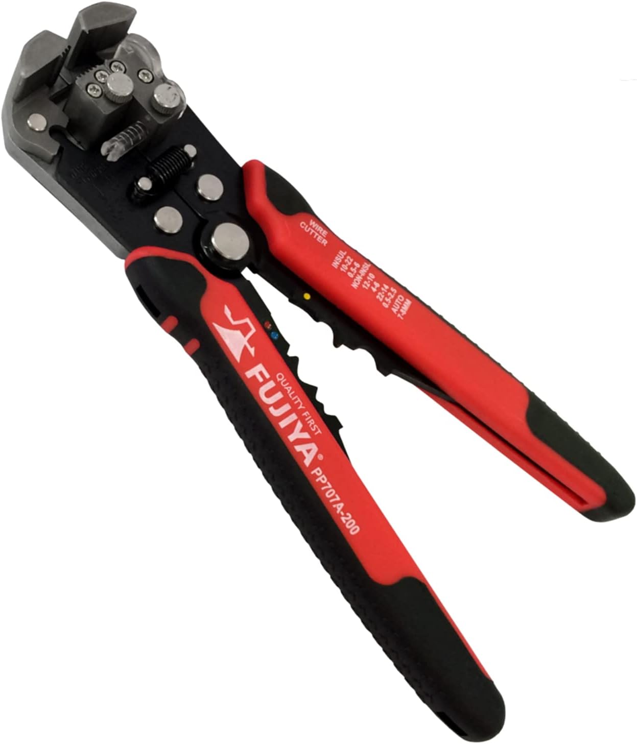 Fujiya PP707A-200 Automatic Multi Stripper Wire Cut, Strip, Simple Crimping Function Strip Wire Diameter Automatic Adjustment Type