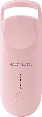 Heated Eyelash Curler, Eyelash Curlers with 10S Quick Heat-Up, 2 Temp Settings, 3S Styling & 24H Long-Lasting Natural Curl, Type-C Recharge, Mini Electric Eyelash Curler for Travel - Pink