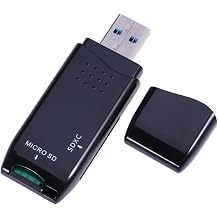 Gatuida 1Pc2 Reader Black USB Adapter Memory for Multi Computer OTG Laptop Accessories