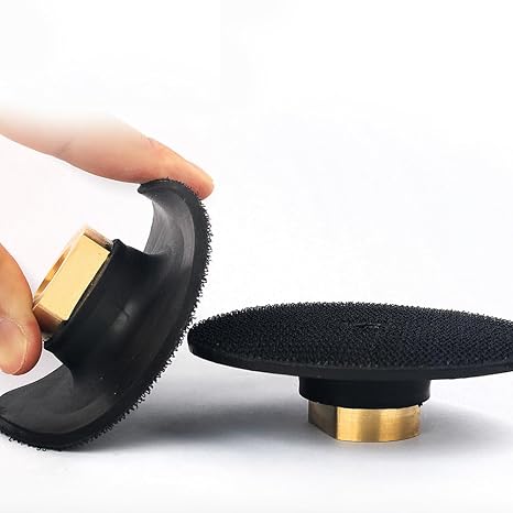Rubber Backing Pad 4" Extra Flexible Backer Pad Hook Loop Backer 5/8" 11