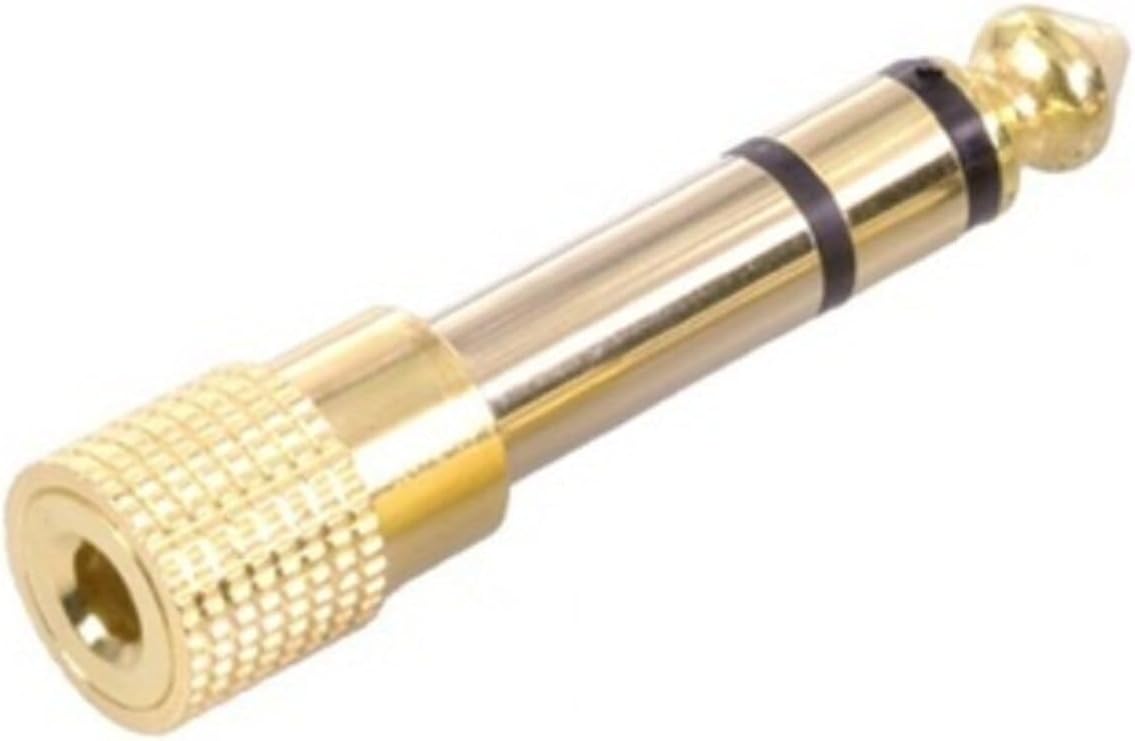 Alfais 4458 6.3 mm Erkek To 3.5 mm Dişi Çevirici Dönüştürücü Jack Adaptörü
