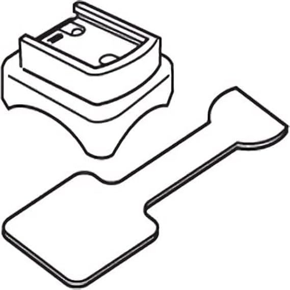 CatEye CA1602193 Strada Wireless Bracket Plus Rubber Pad - Black